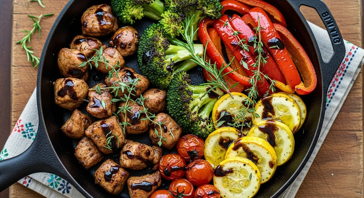 Balsamic Chicken and Veggies