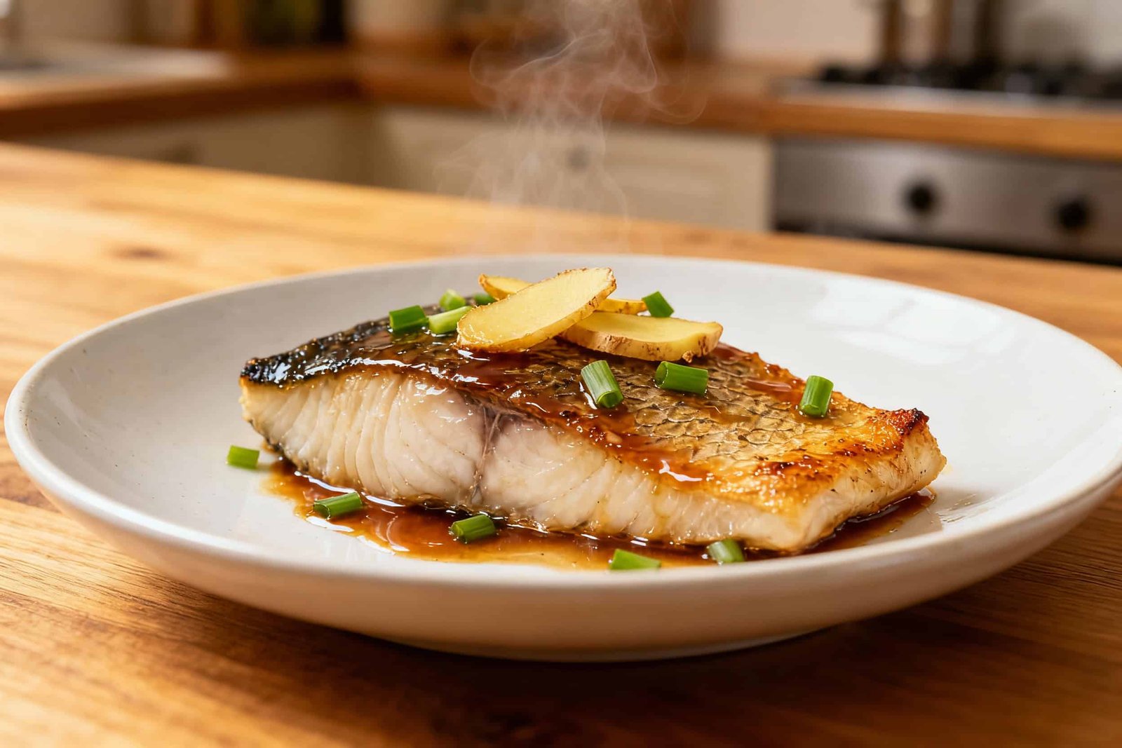 Ginger Soy Glazed Cod
