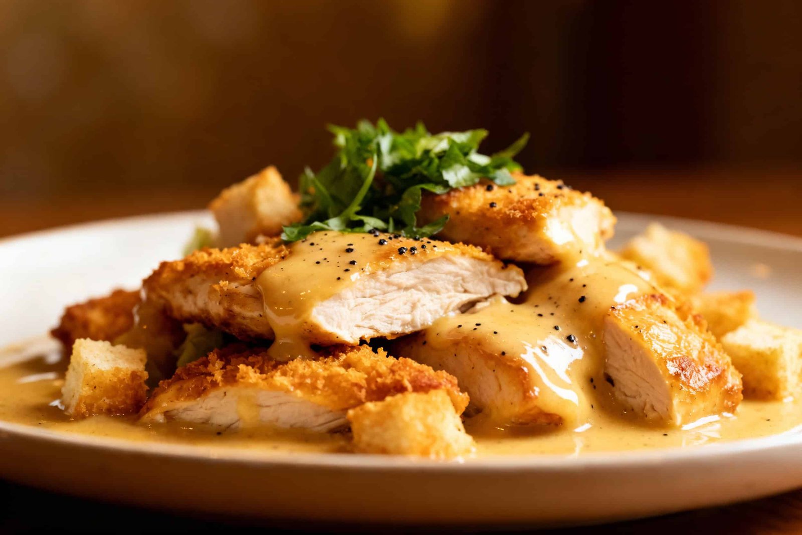 Melt In Your Mouth Caesar Chicken