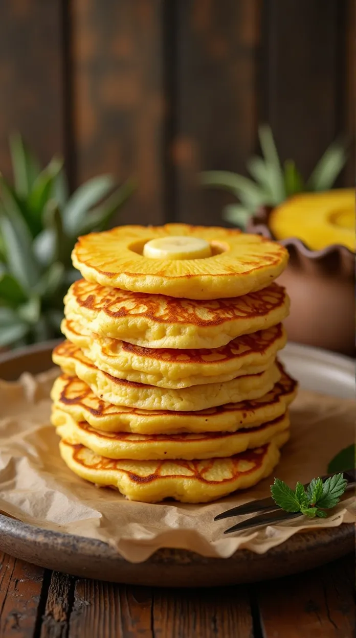 Pineapple Upside Down Pancakes