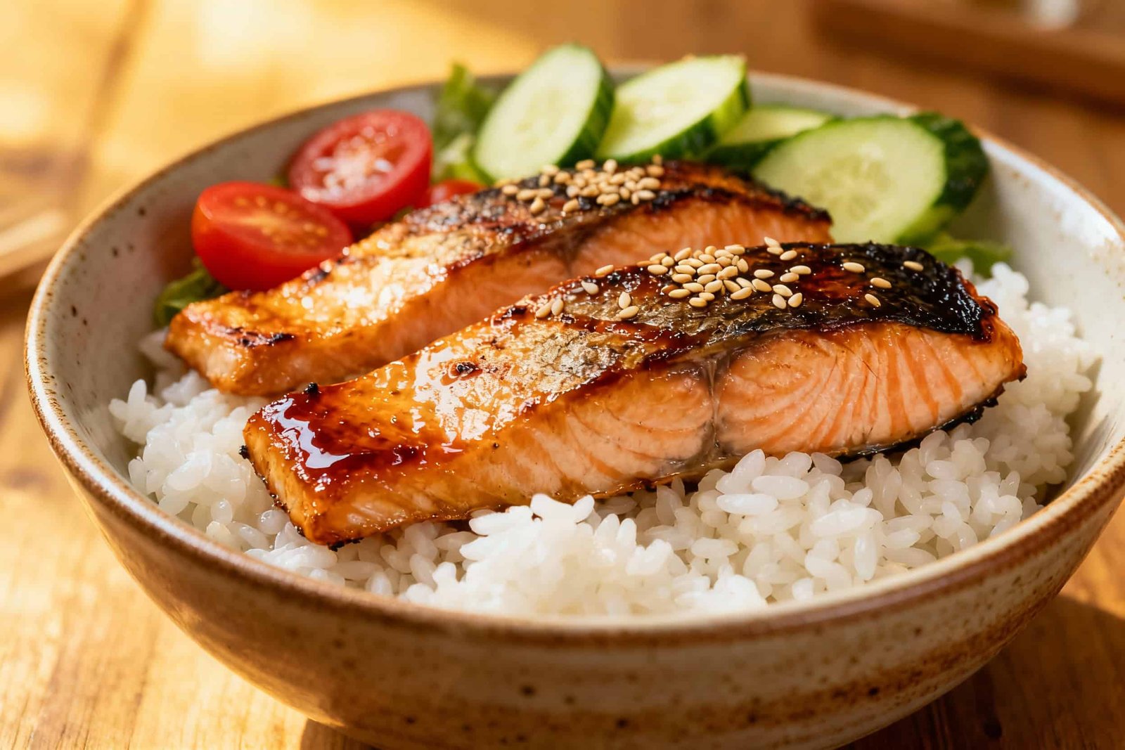 Salmon Rice Bowls Recipe