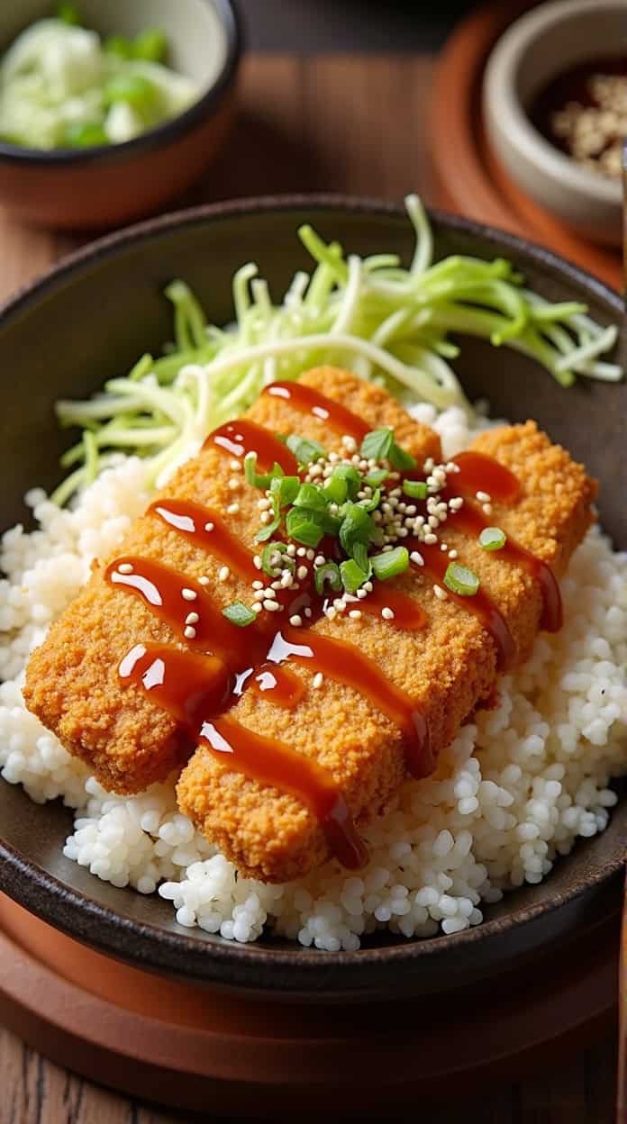crispy japanese katsu bowls