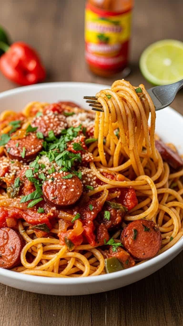 haitian spaghetti with ground beef