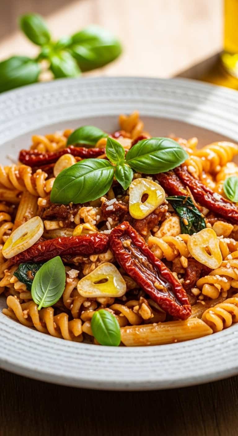 sun-dried tomato pasta salad
