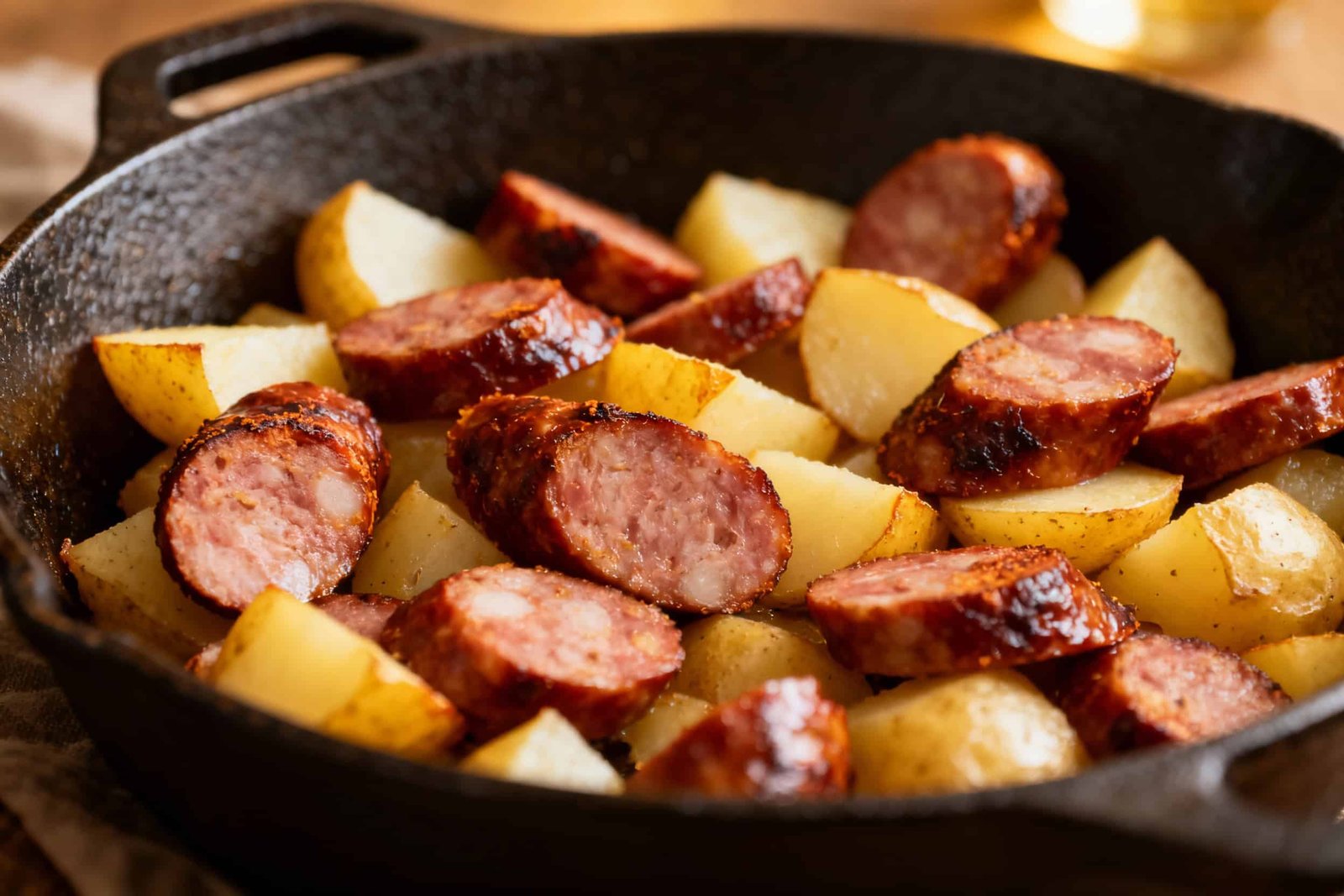 Hearty Smoked Sausage and Potatoes Skillet