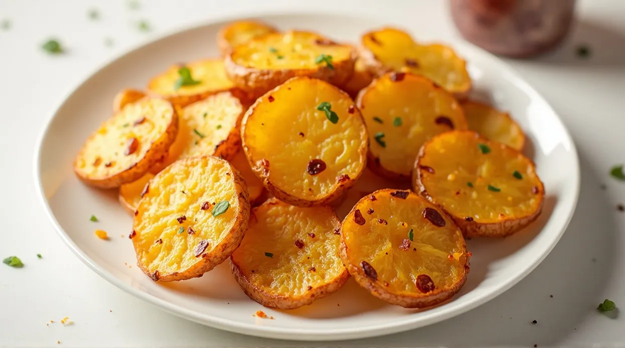 Air Fryer Sliced Potatoes