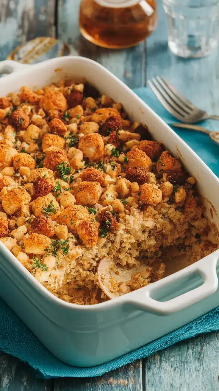 Chicken Dressing Casserole