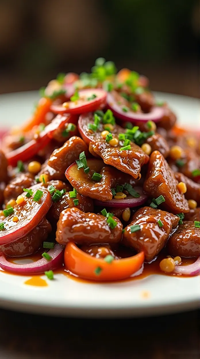 Chinese Beef and Onion