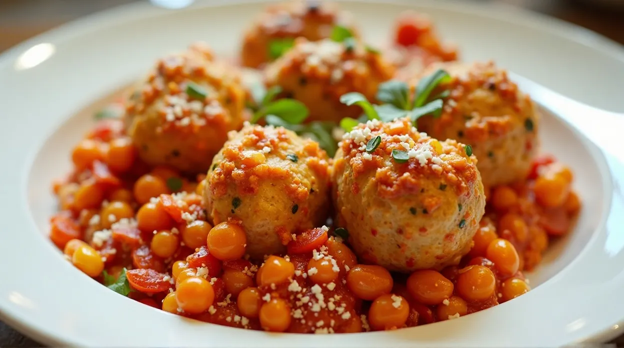 Dump and Bake Meatball Casserole
