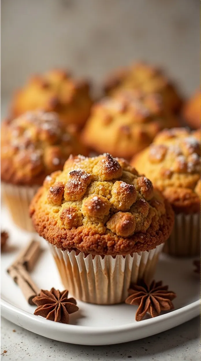 Fluffy Chai Spiced Muffins