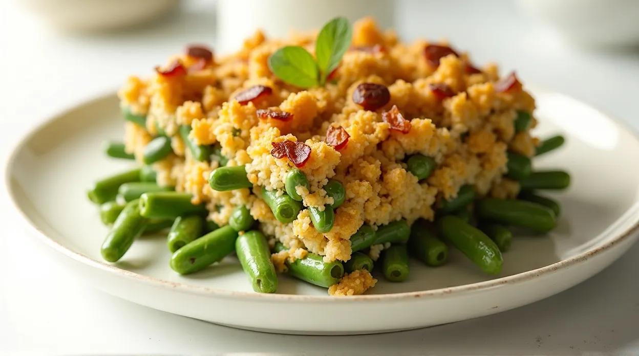 Green Bean Stuffing Casserole