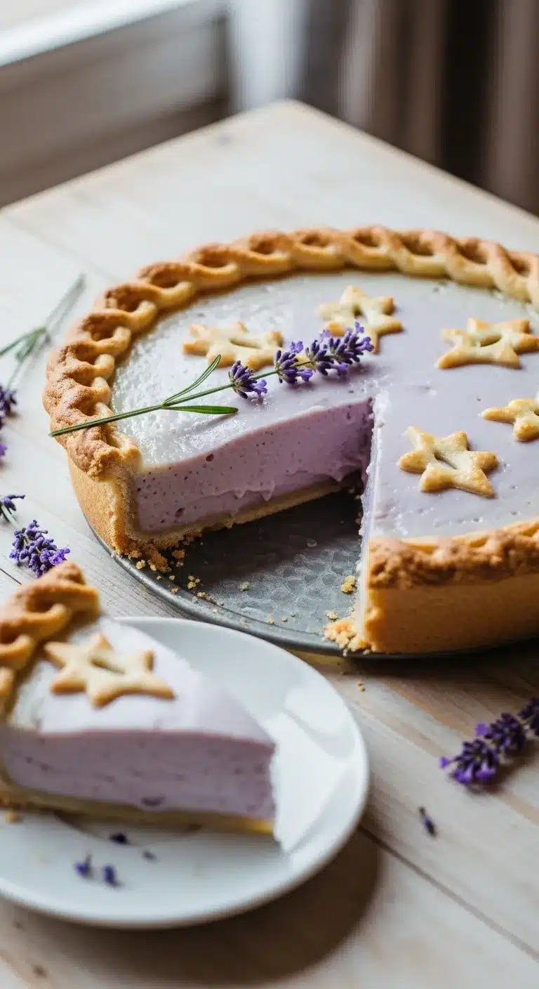 Lavender Custard Pie