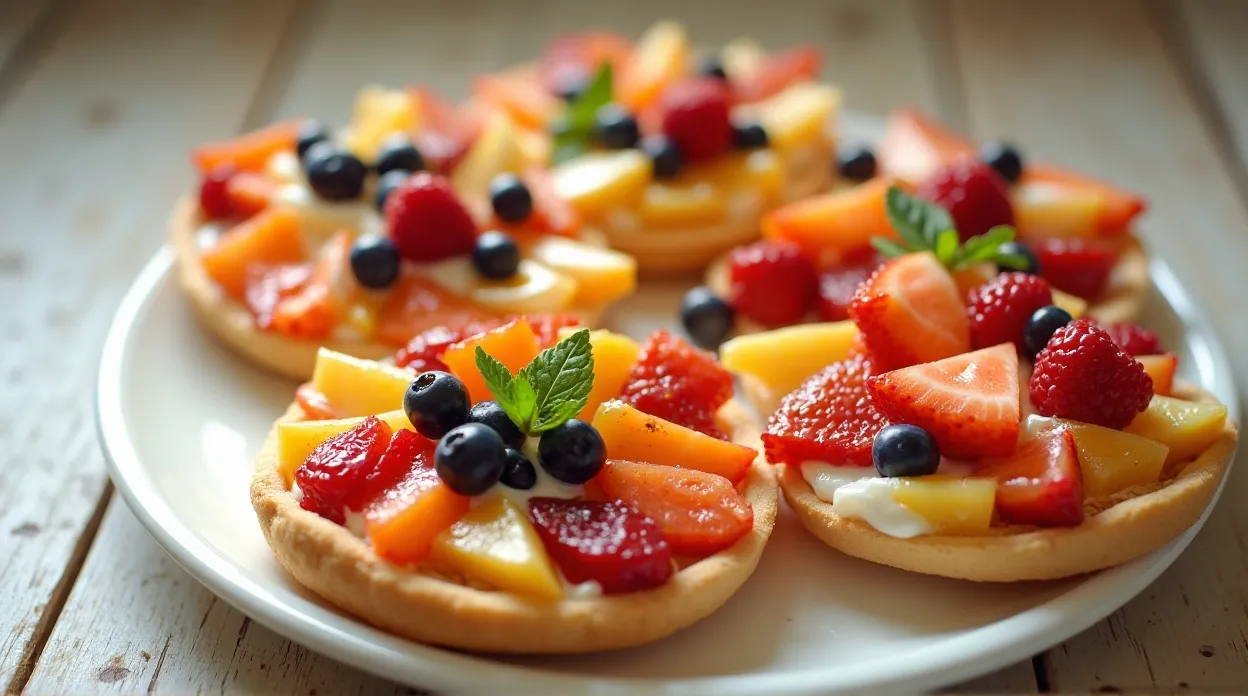 Mini Fruit Pizzas
