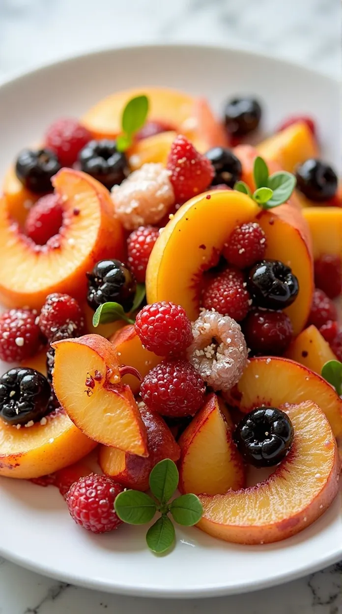 Peach Berry Salad
