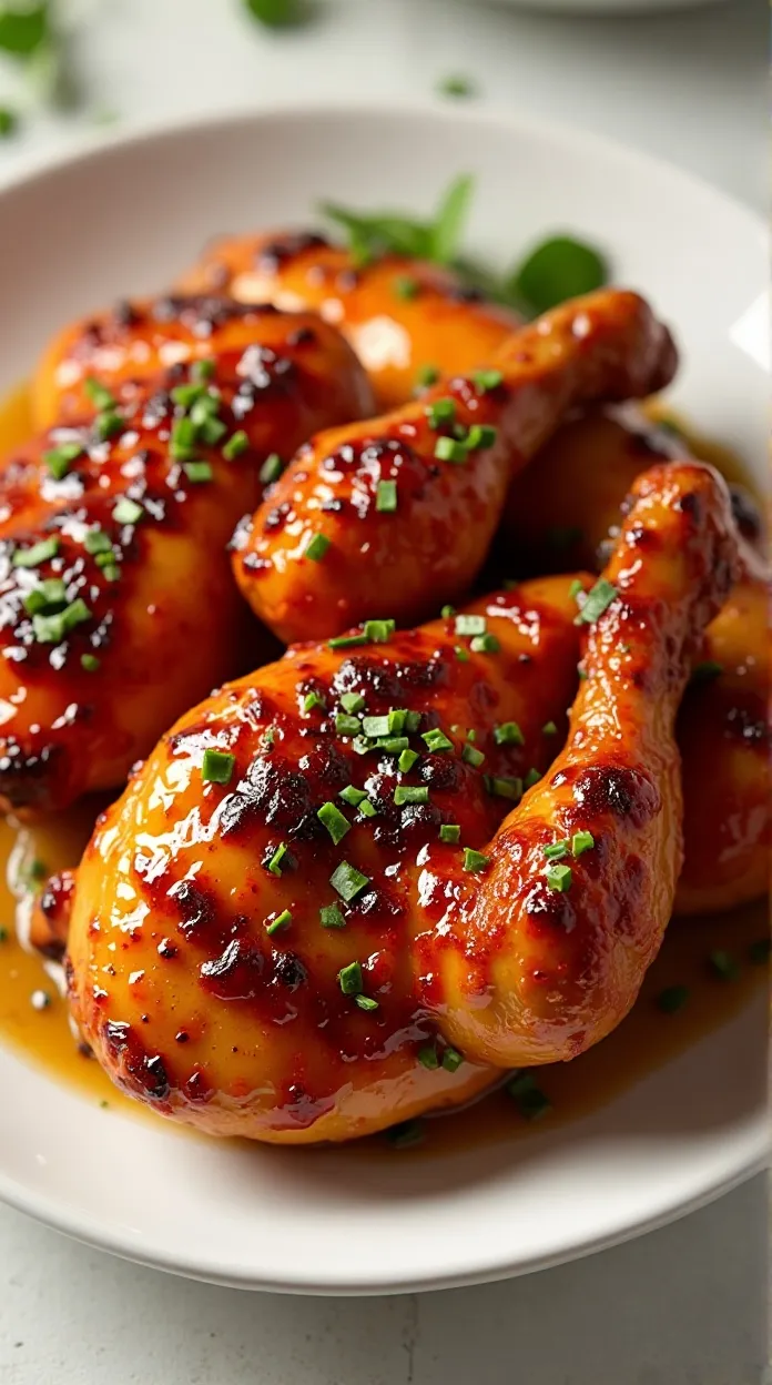 Savory Barbecue Apricot Chicken