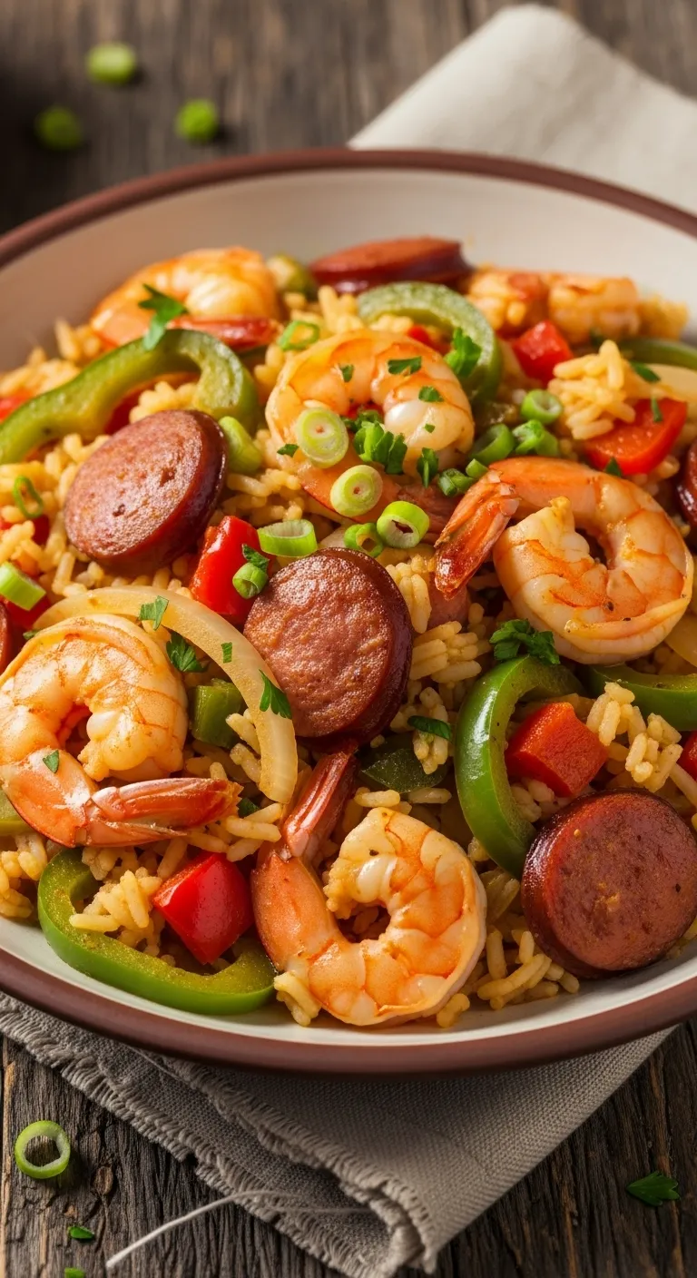 Shrimp and Sausage Jambalaya