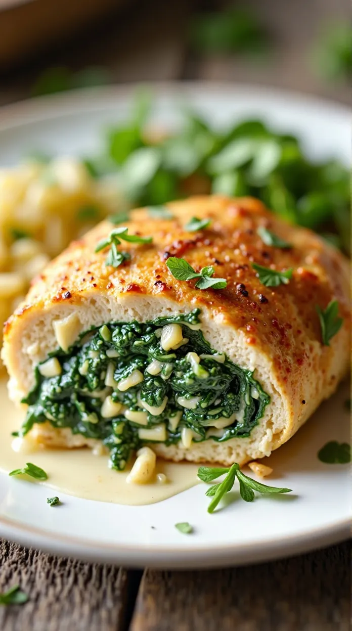 Spinach-Stuffed Chicken