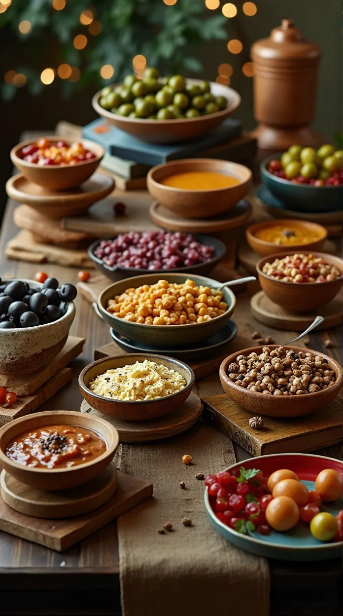 Styled Serving Bowl Landscape