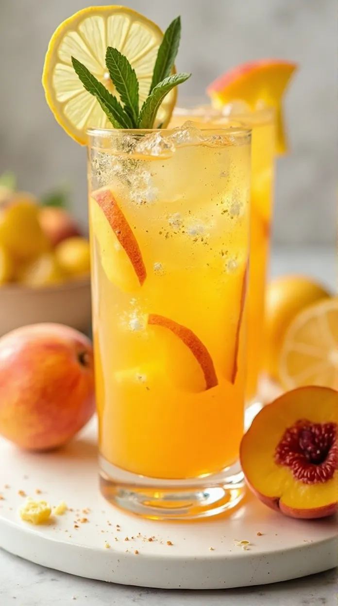 Summer Peach Lemonade