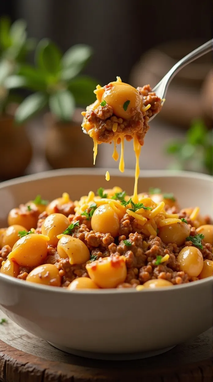 beef and shells