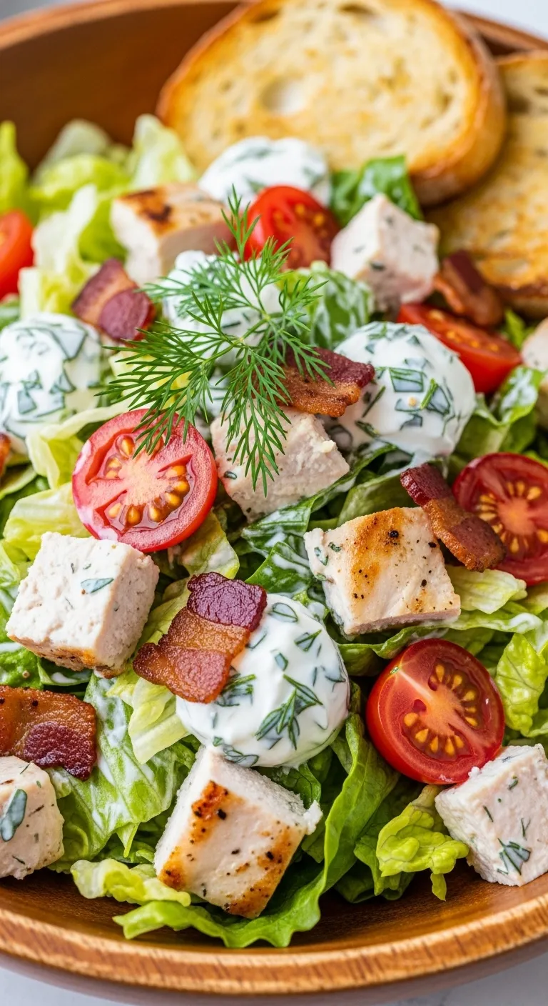 blt chicken salad with greek yogurt