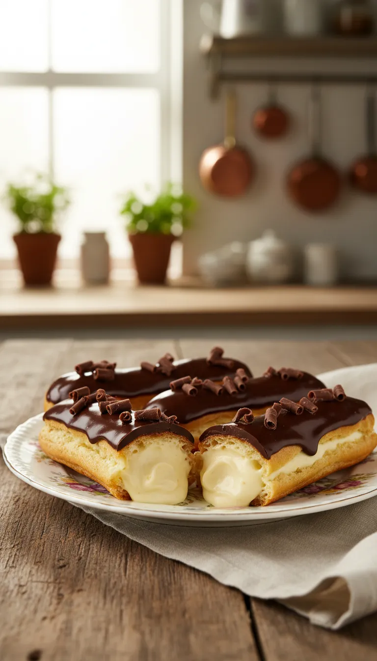 chocolate eclairs recipe