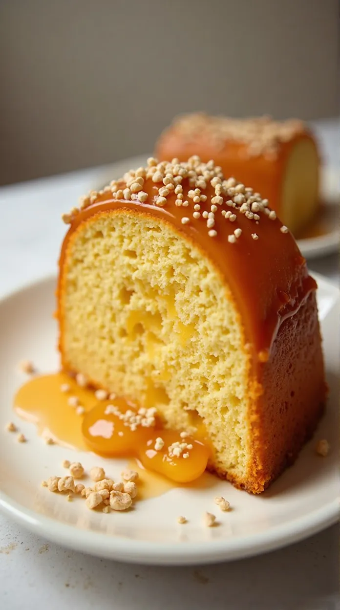 double caramel pound cake