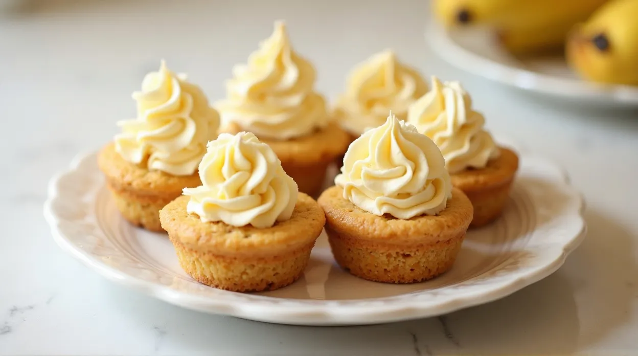 mini banana cream pies