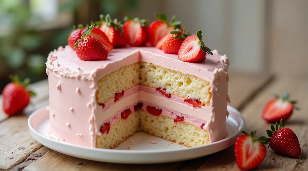 strawberry cake