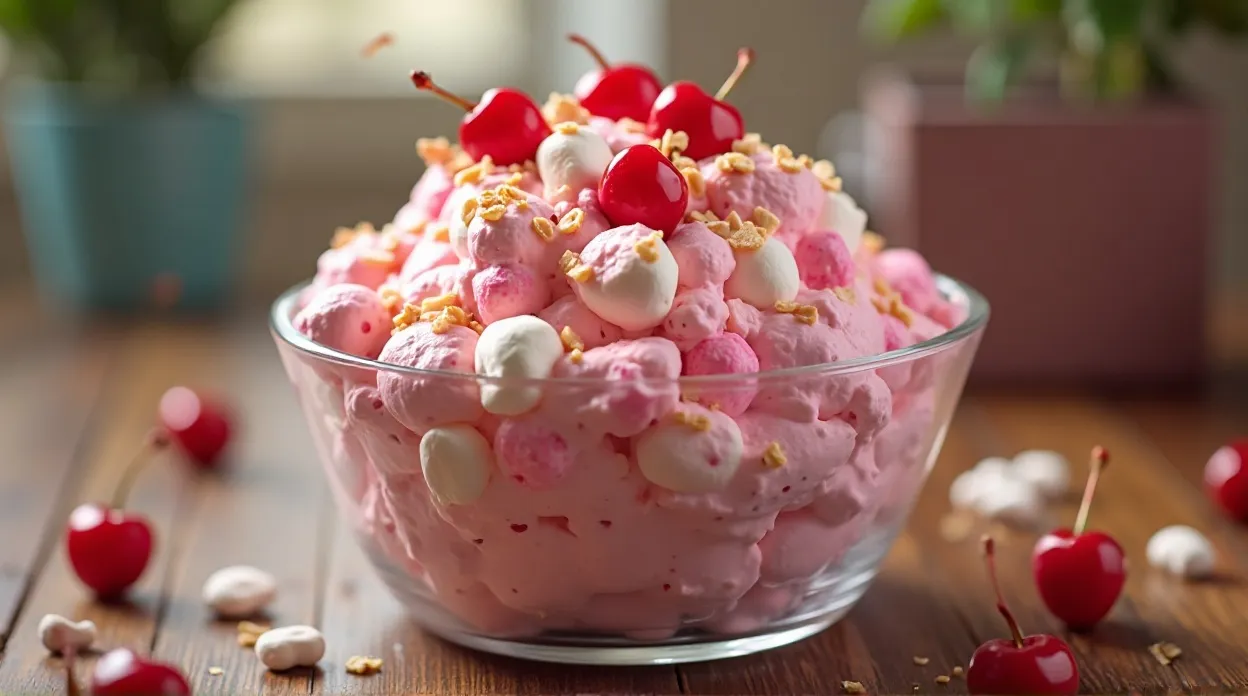sweet cherry fluff salad