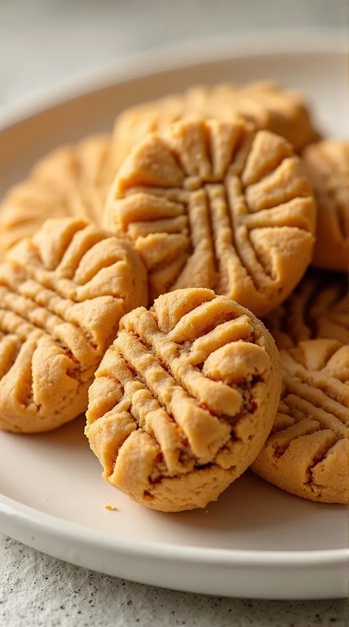 3 ingredient peanut butter cookies