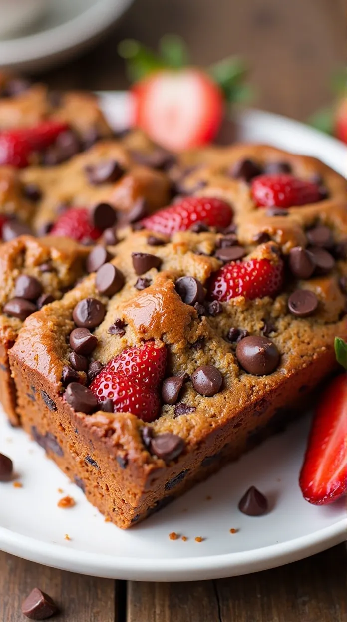 Chocolate Chip Strawberry Banana Bread