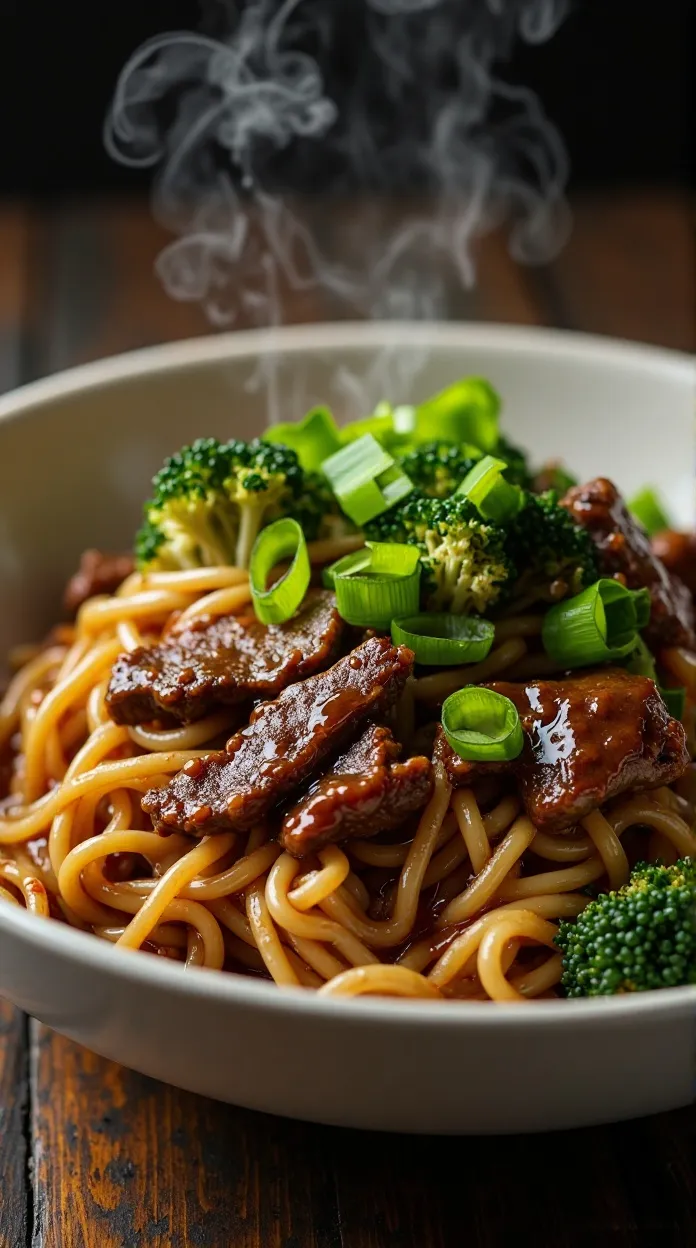 Delicious Beef and Broccoli Lo Mein