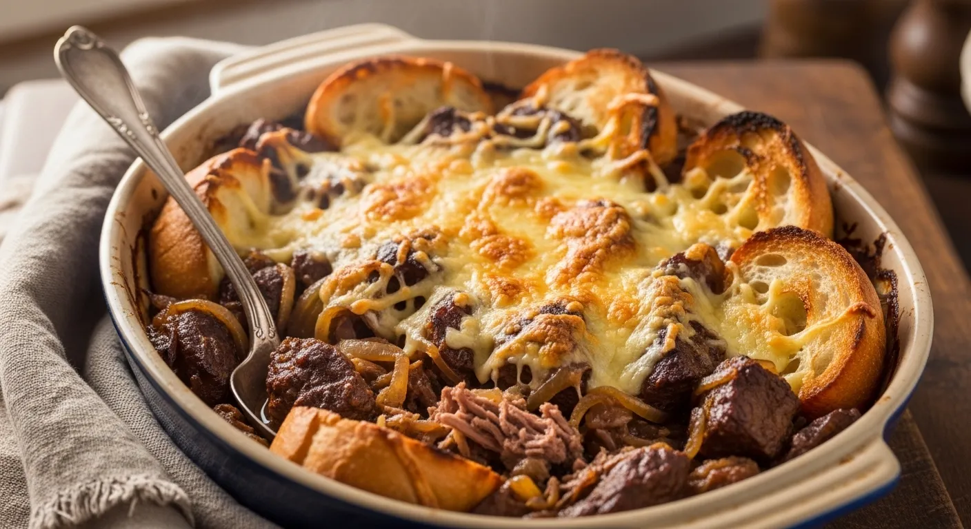 French Onion Beef Casserole