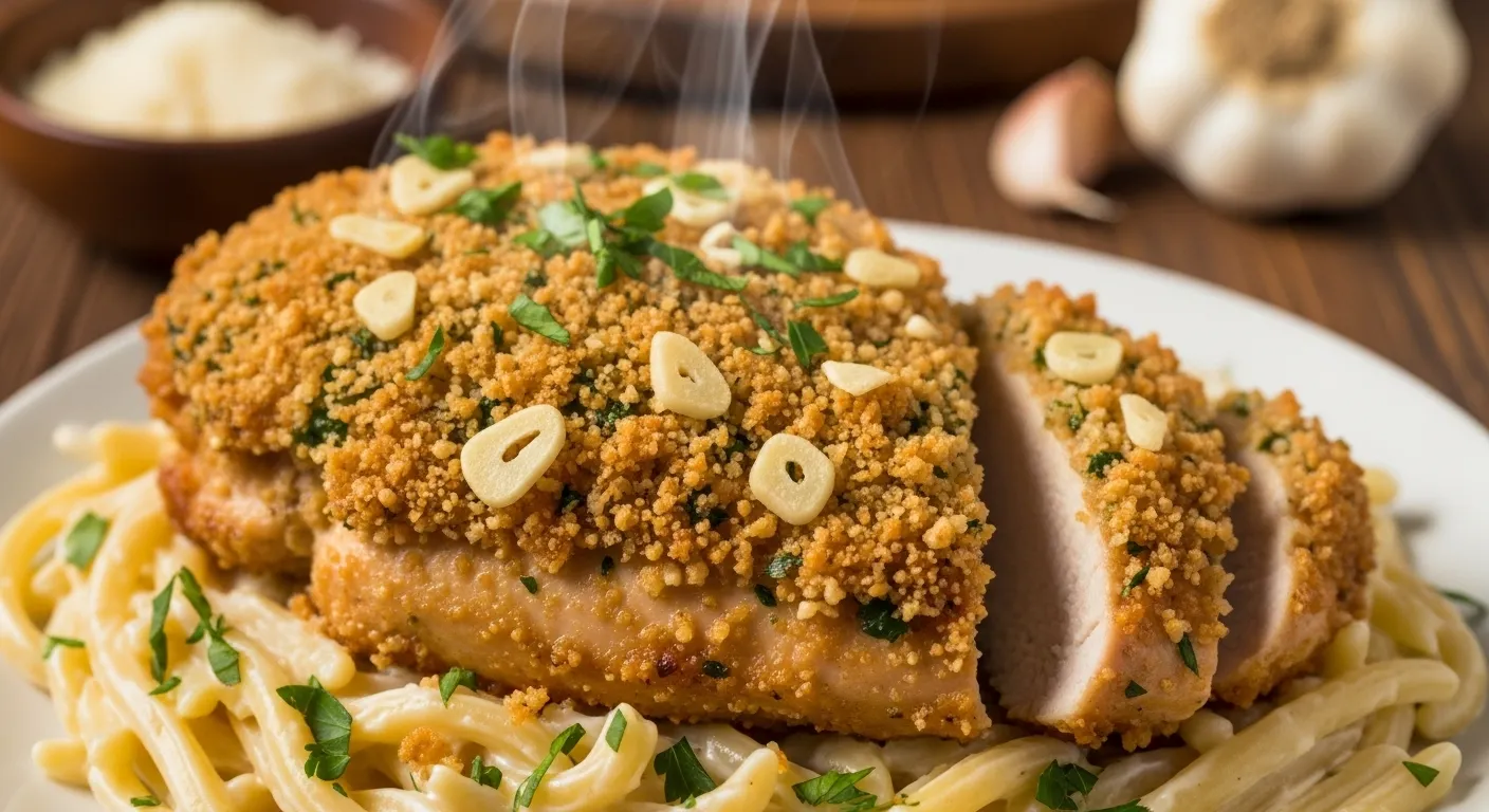 Garlic Parmesan Crusted Chicken