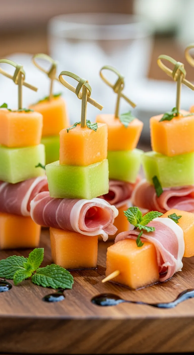 Melon Prosciutto Bites