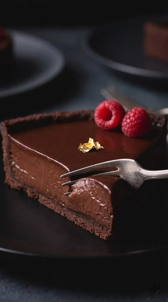 Silkiest Chocolate Tart