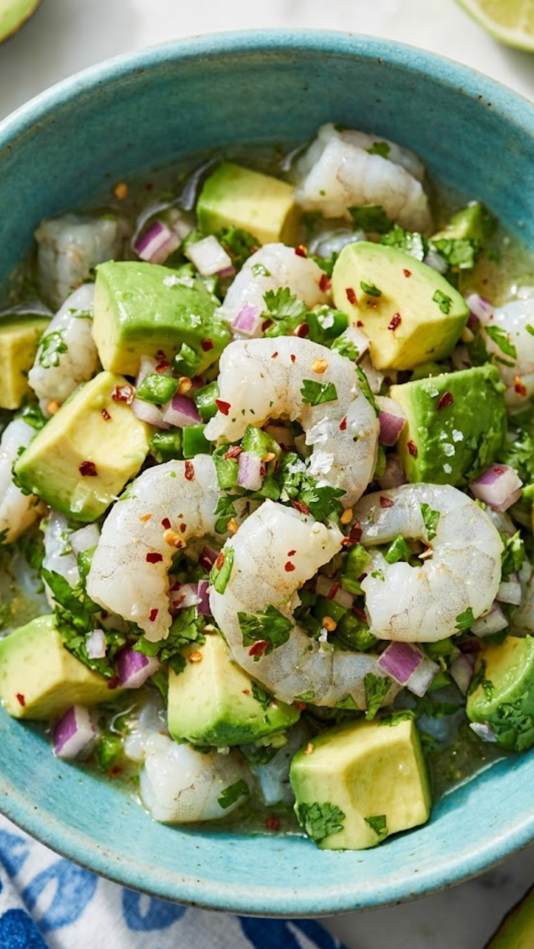 Spicy Shrimp & Avocado Ceviche