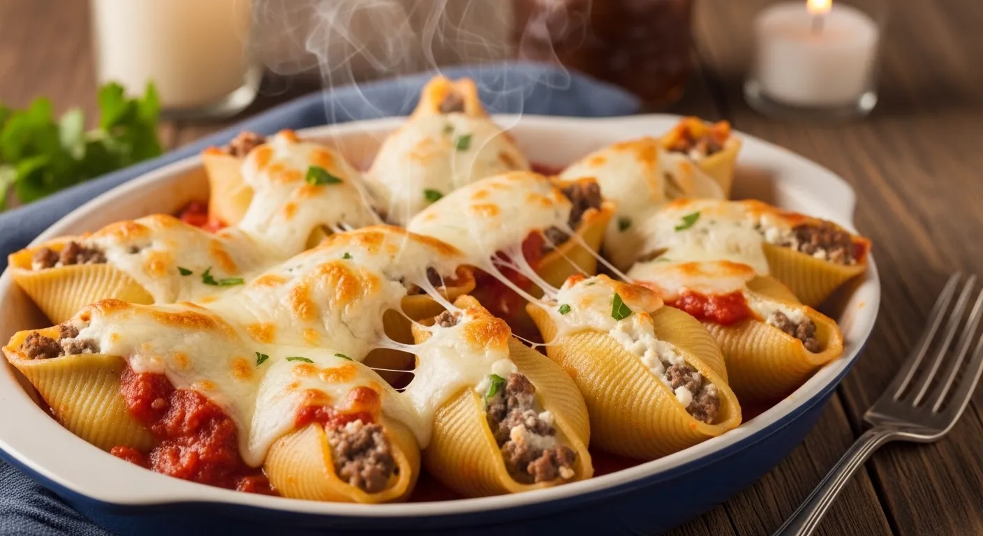 homemade Beef Shells Casserole