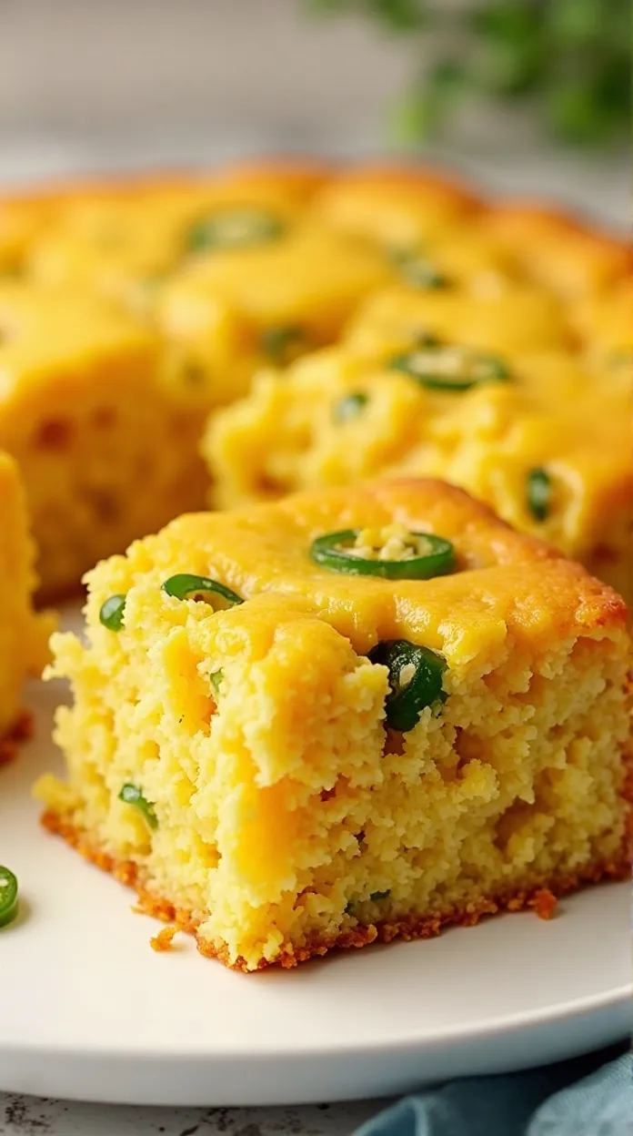 moist jalapeno cheddar cornbread