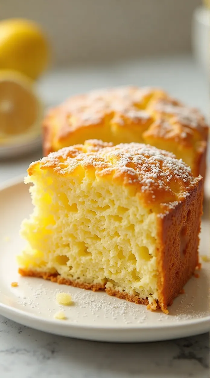moist lemon drizzle cake
