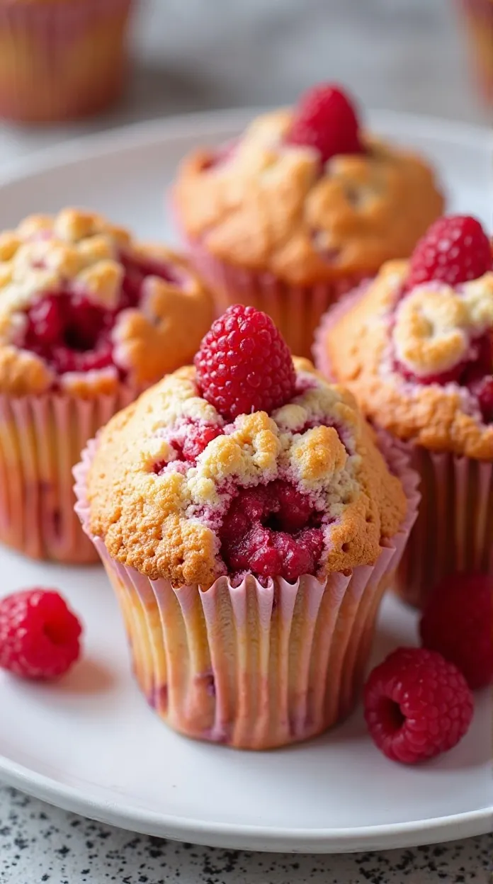 raspberry muffins healthy