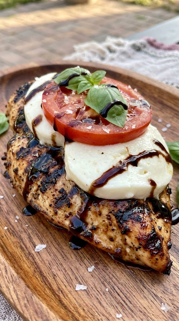 Balsamic Grilled Chicken Caprese