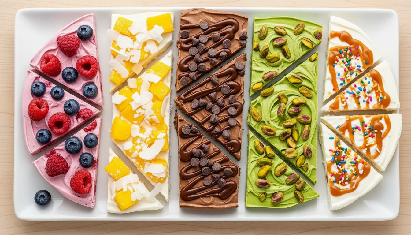 Best Frozen Yogurt Bark – 5 Flavors