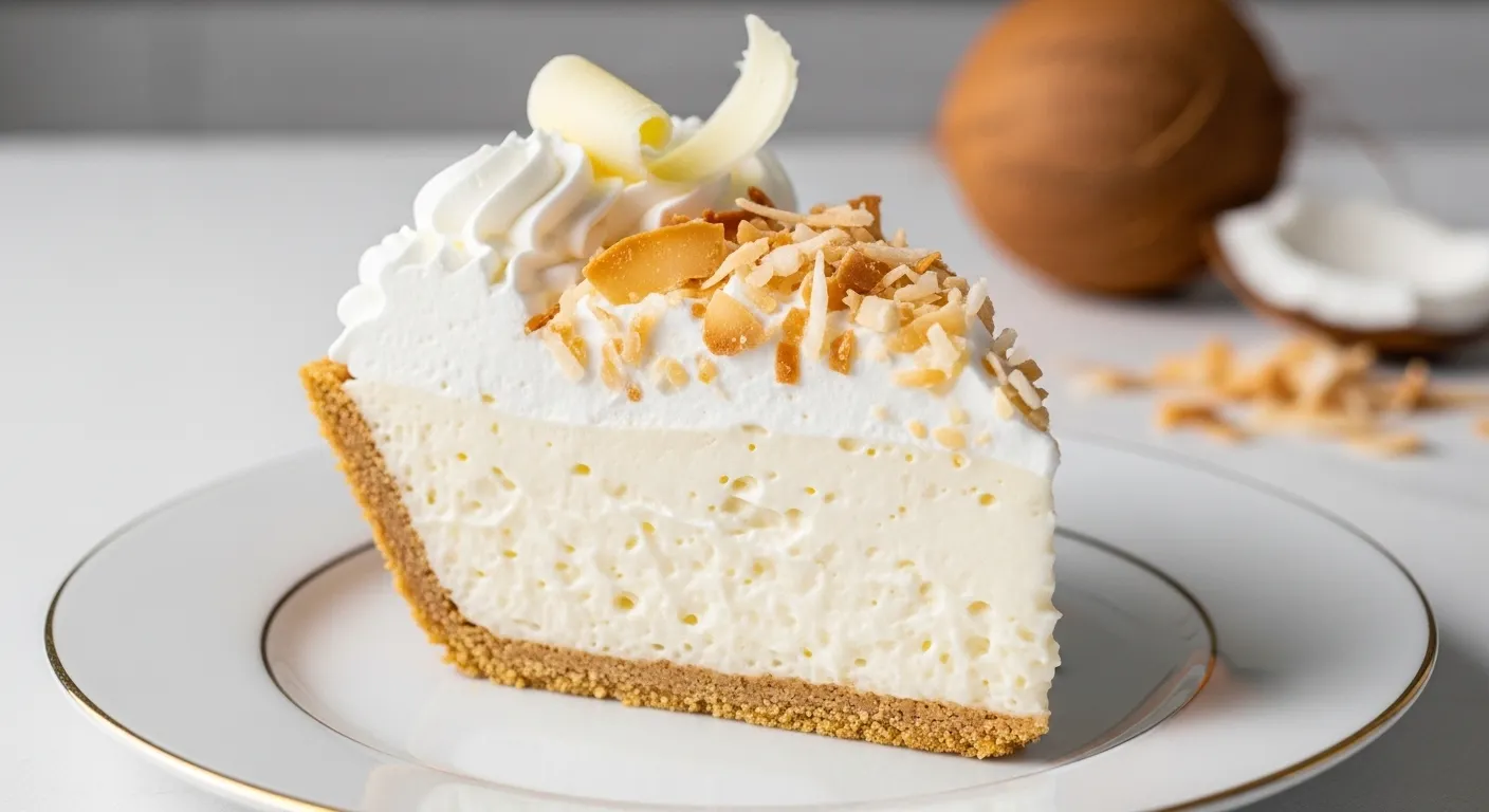 Coconut Cream Refrigerator Pie