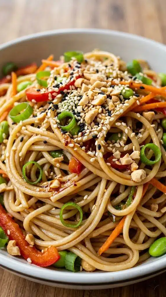 Cold SESAME Noodles with That Soy-Ginger Dressing