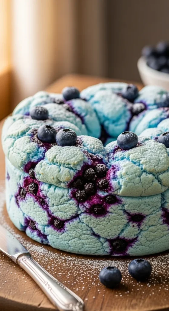 Cottage Cheese Blueberry Cloud Bread