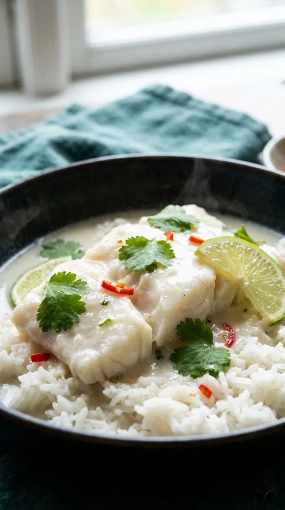 Creamy Coconut Lime Cod
