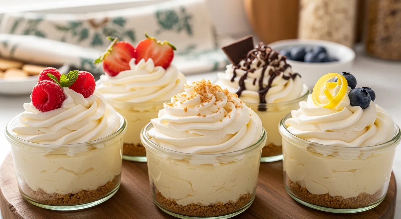Grandma's No-Bake Cheesecake Cups