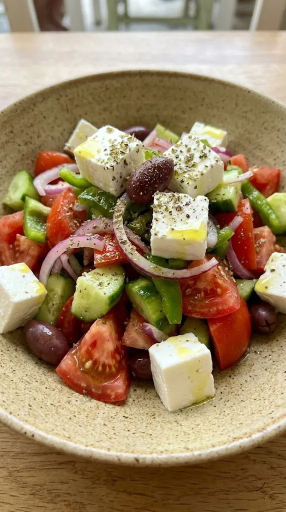 Greek Salad with a Zesty Twist